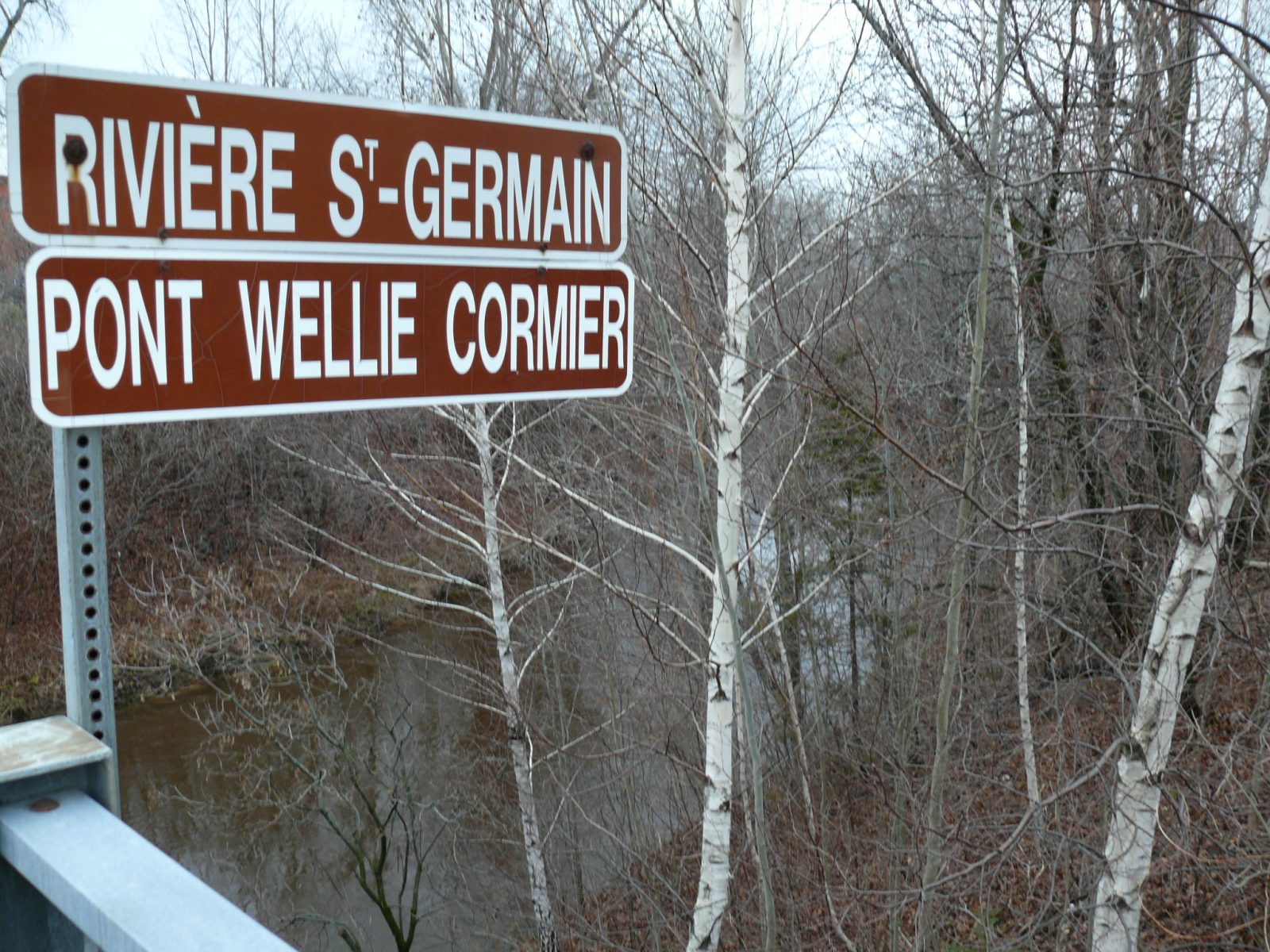 Le niveau de la rivière Saint-Germain anormalement élevé