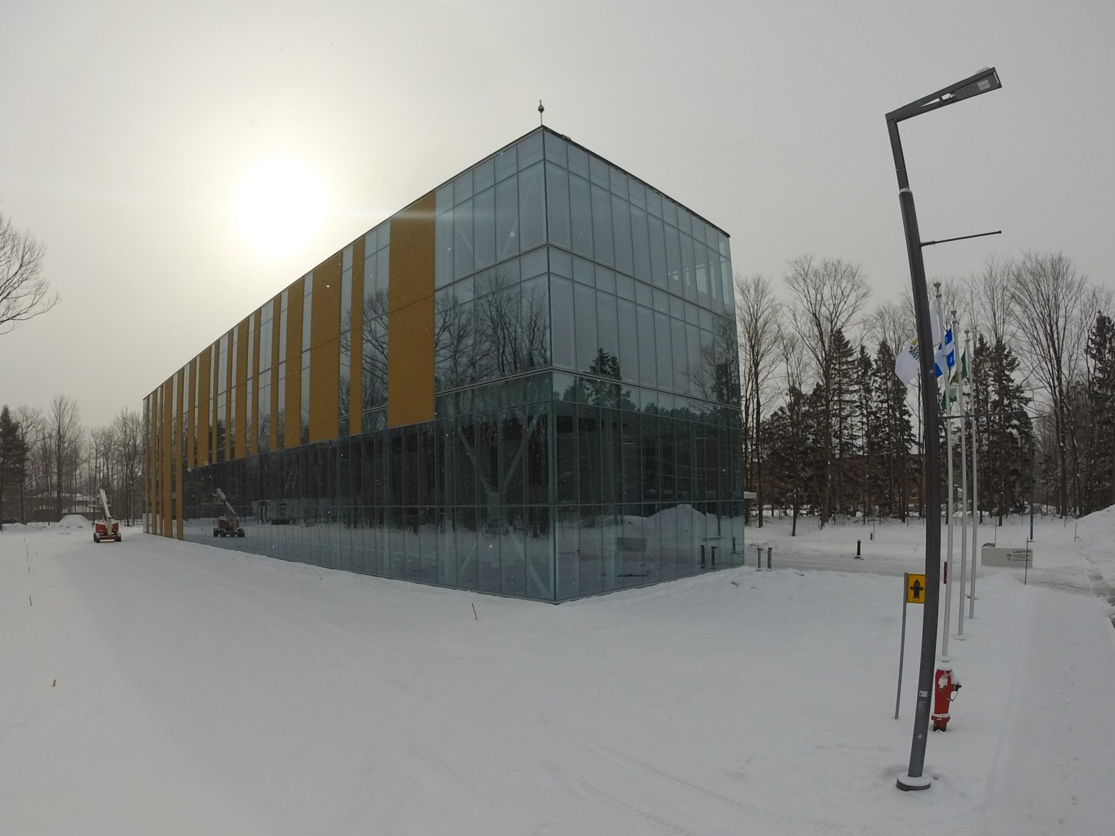 Le campus de l’UQTR : froid en hiver et chaud en été