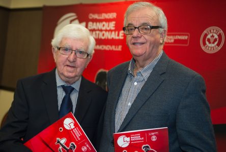 Jacques Boileau et Jean-Guy Gauthier intronisés au Cercle des bâtisseurs du tennis