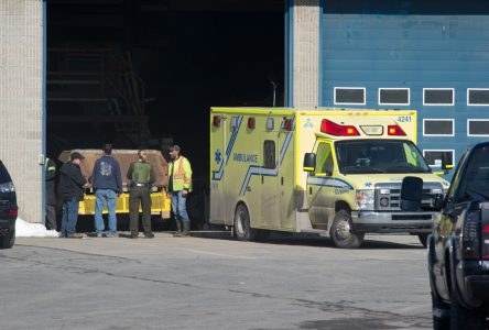 Accident de travail: deux hommes blessés  (MISE À JOUR)