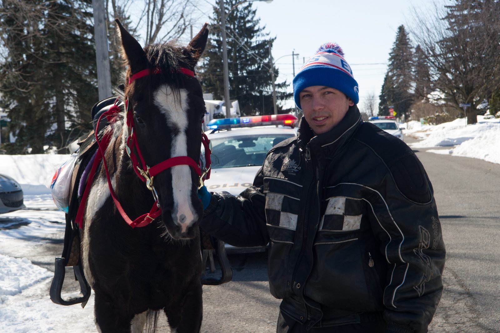 À cheval au centre-ville : «C’est comme ma voiture»