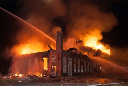 L’ancienne chaufferie de Fortissimo complètement détruite par le feu