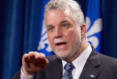 Philippe Couillard en conférence à Drummondville