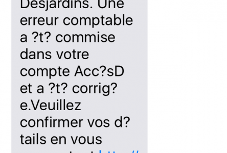 Vague de tentative de fraude chez Desjardins