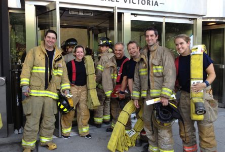 Les pompiers de Drummondville de retour au Défi gratte-ciel Scott