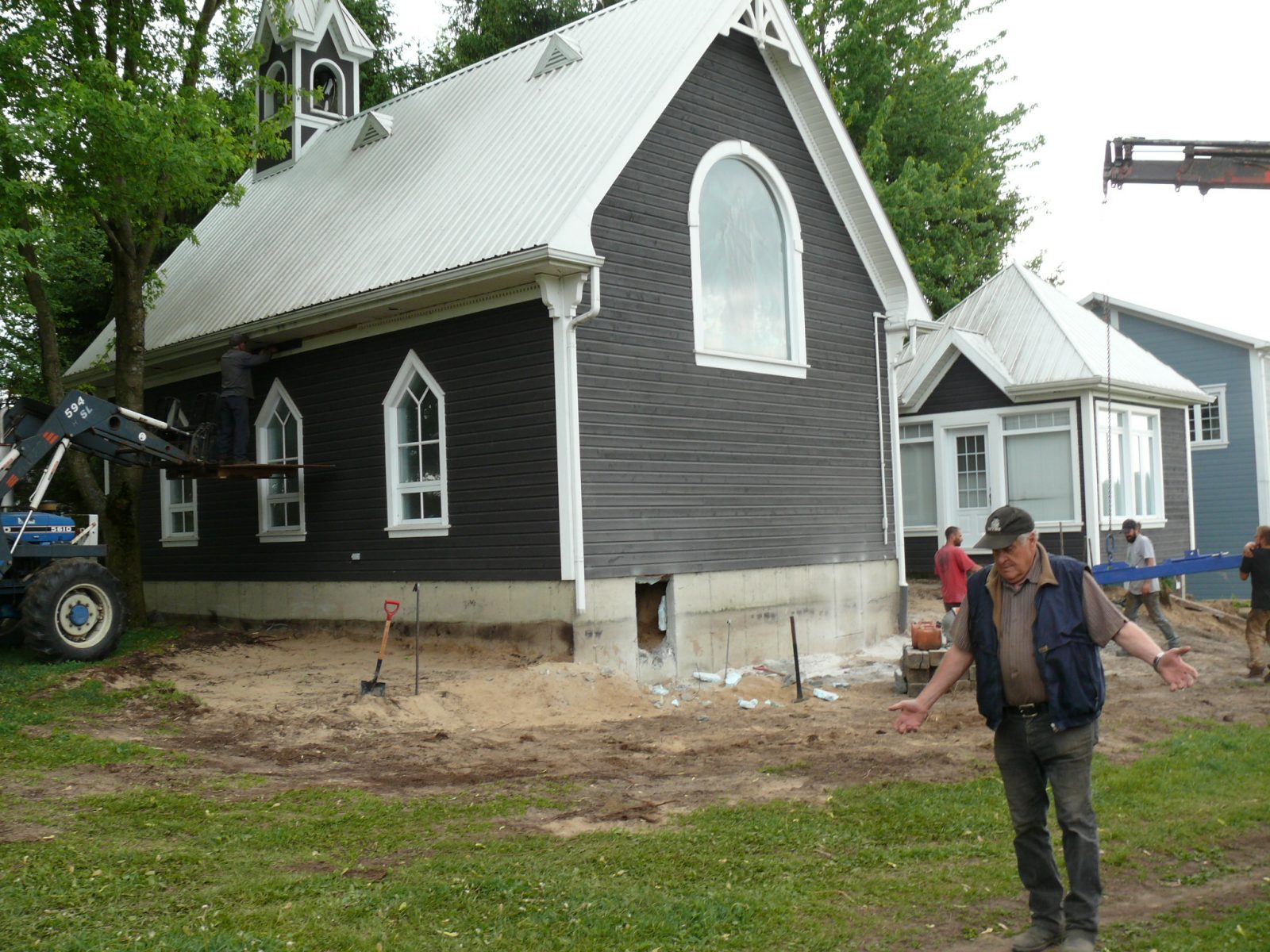 La petite chapelle sera déplacée de… 100 mètres!