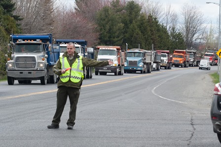 Les députés Lamontagne et Schneeberger ont entendu les camionneurs