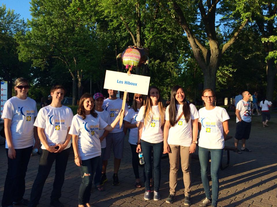 Le Relais pour la vie: marcher pour une bonne cause