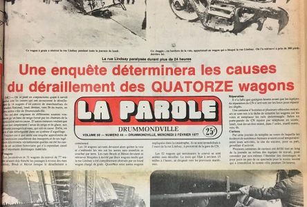 Il y a 41 ans aujourd’hui, un train déraillait sur Lindsay