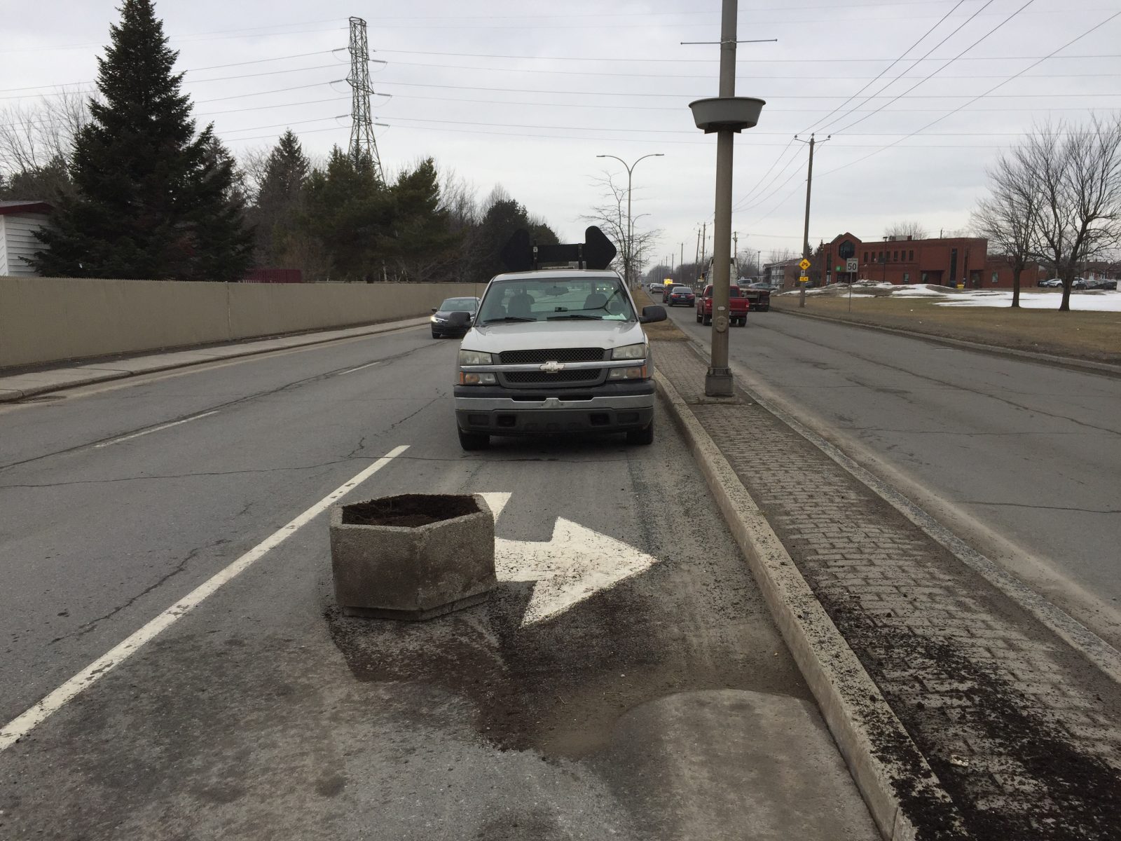 Un accident qui a déplacé de l’air!