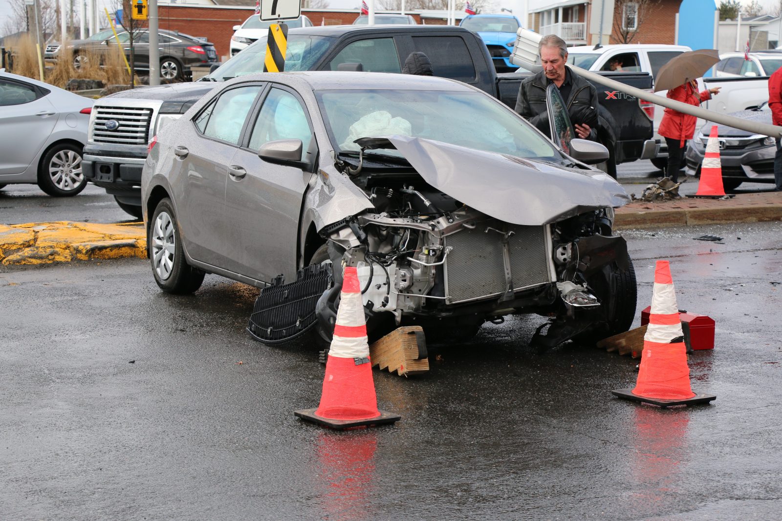 Violente collision sur St-Joseph