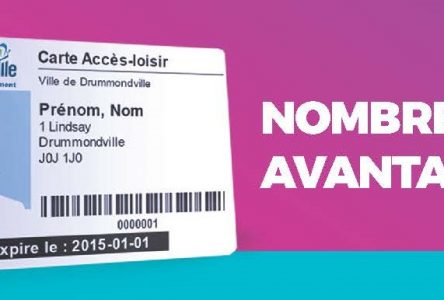 La carte Accès-loisir sera disponible gratuitement