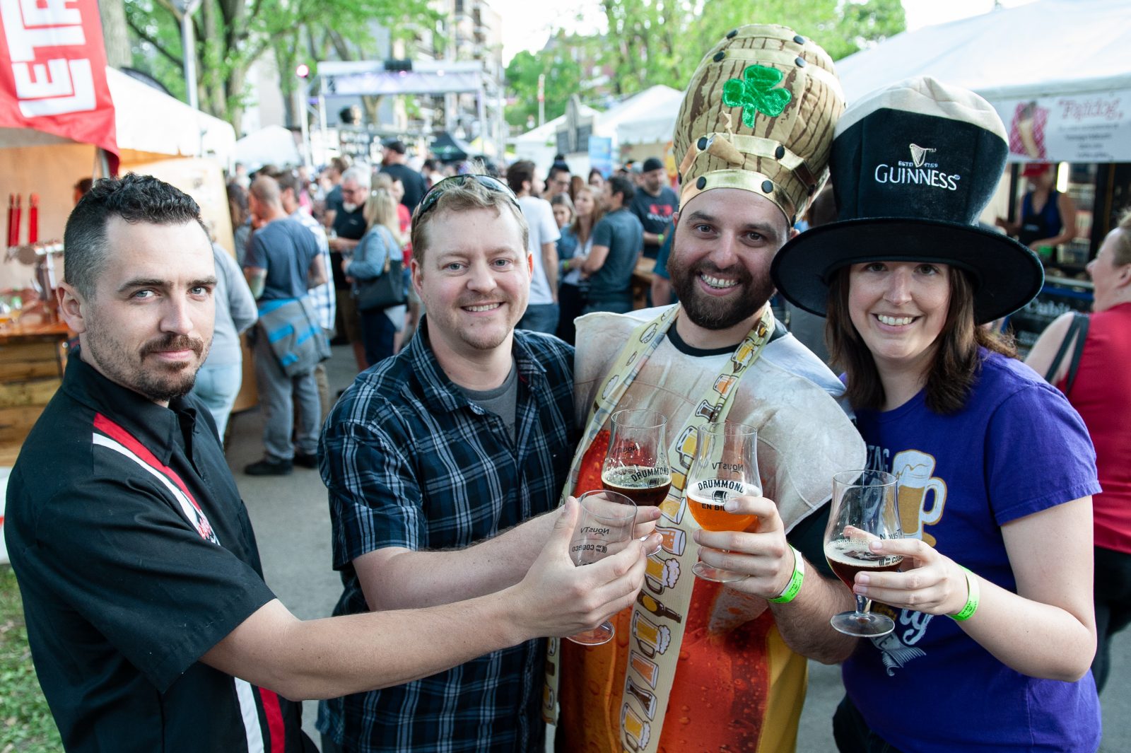 La bière et les sourires coulent à flots au parc Woodyatt (photos)