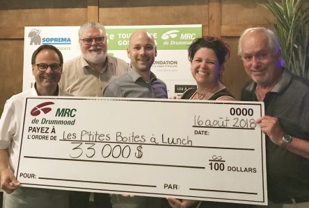 La MRC de Drummond atteint le cap des 100 000 $ en dons pour le service des P’tites boîtes à lunch