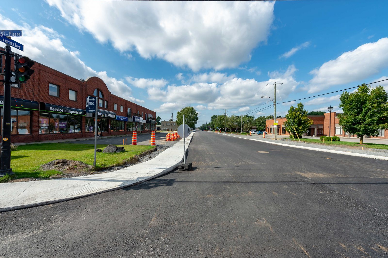 Les travaux du secteur Cormier se terminent bientôt