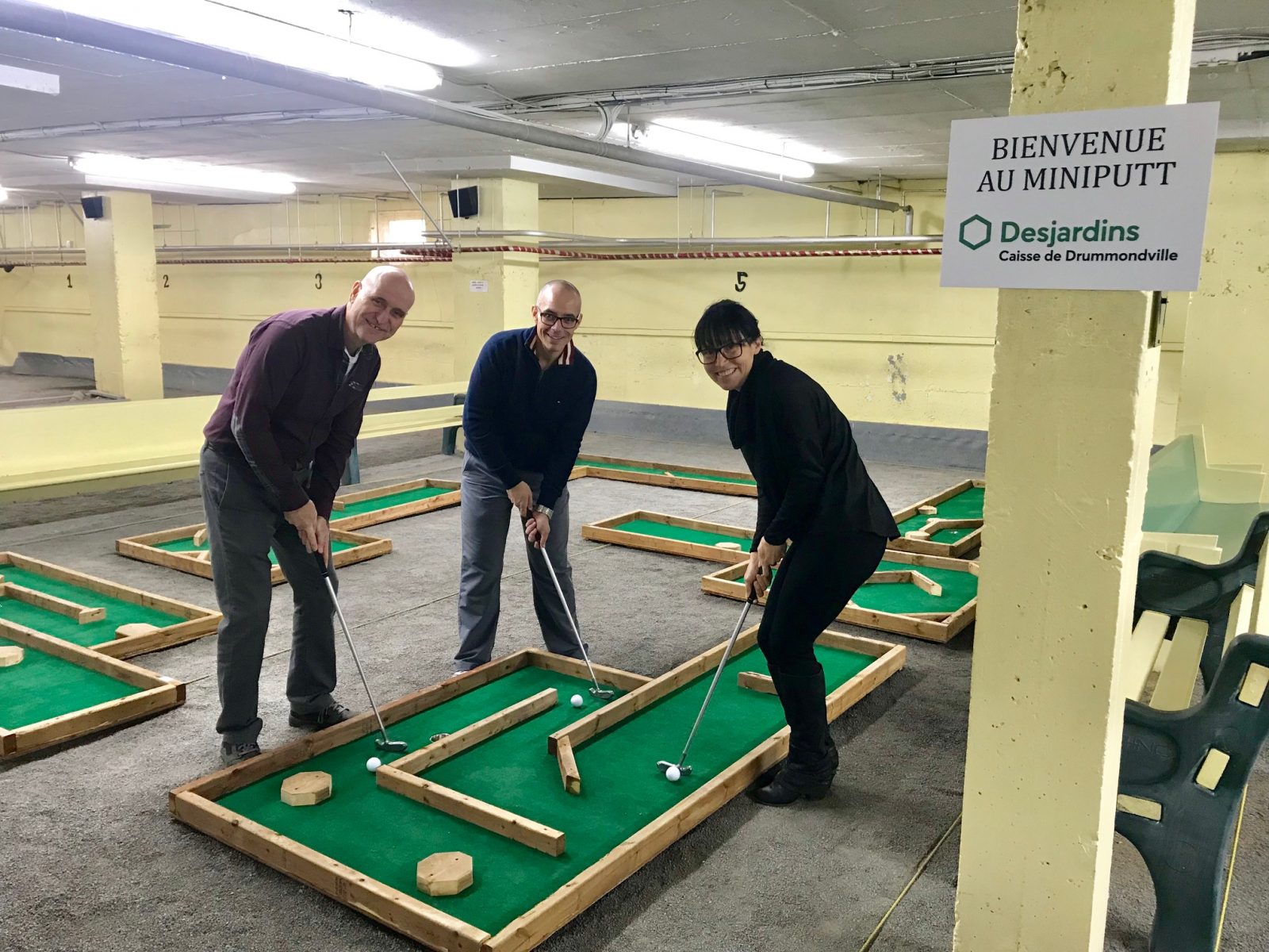 Un mini-golf destiné aux enfants handicapés et aux personnes aînées