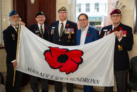 Levée du drapeau pour les 100 ans de l’Armistice