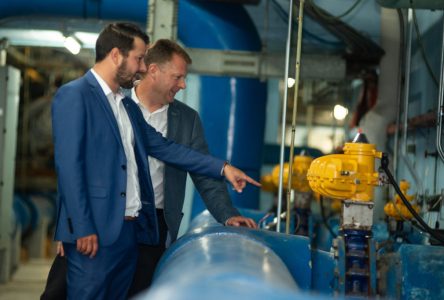 Août 2018 : la construction de la nouvelle usine d’eau potable sur les rails