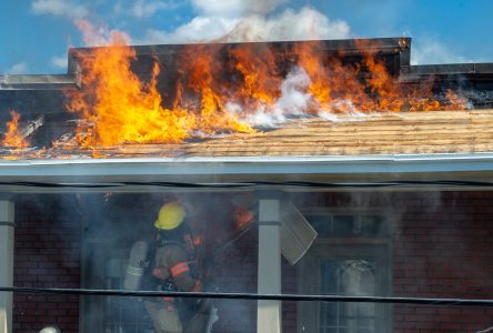 Incendie sur la rue Bérard