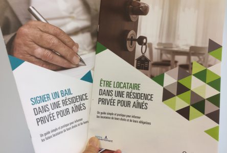 Des brochures d’information pour les locataires de résidences pour aînés