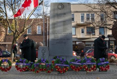 Le jour du Souvenir à Drummondville