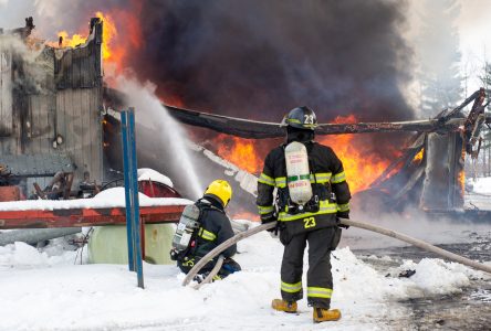 Incendie majeur à Saint-Bonaventure (photos et vidéo)