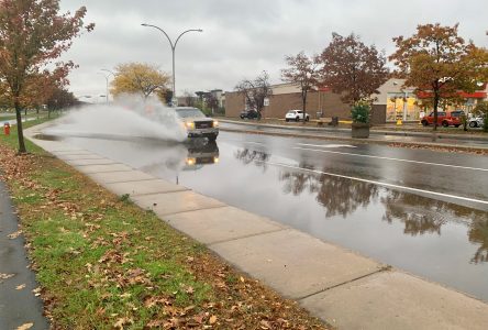 La pluie cause quelques désagréments à Drummondville