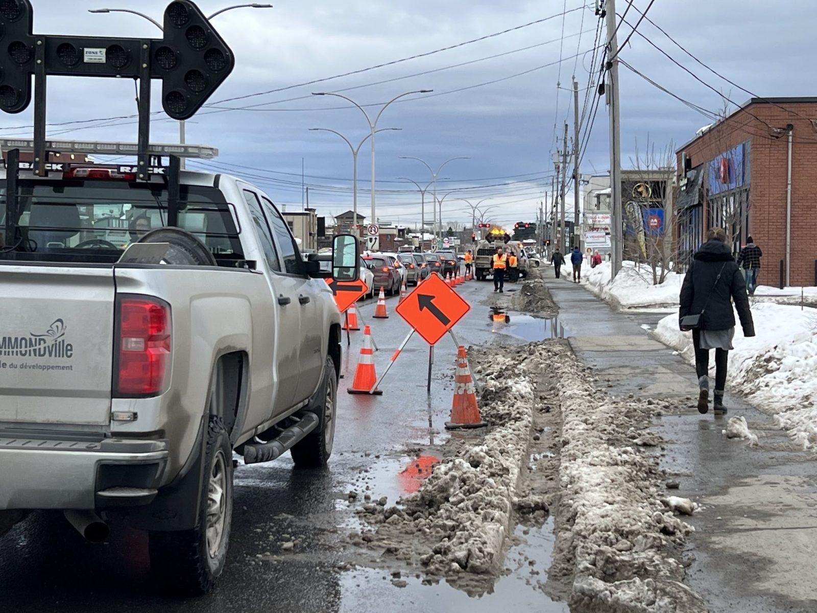 Intervention policière sur le boulevard Saint-Joseph