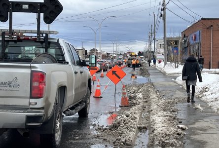 Intervention policière sur le boulevard Saint-Joseph