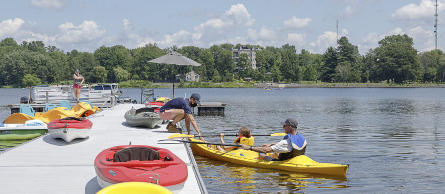 La location d’embarcations nautiques reprend au parc Sainte-Thérèse