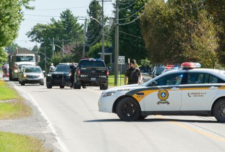 Vaste déploiement policier à Saint-Cyrille-de-Wendover