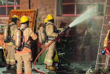 Incendie criminel chez Microtec informatique (photos)