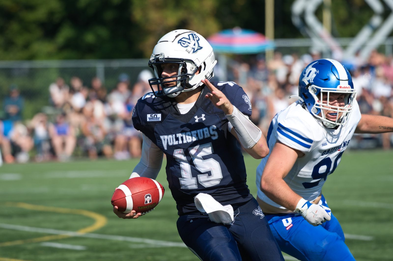 Football : les Voltigeurs se butent aux Griffons