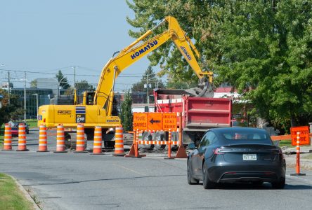 Important chantier sur la rue Hébert