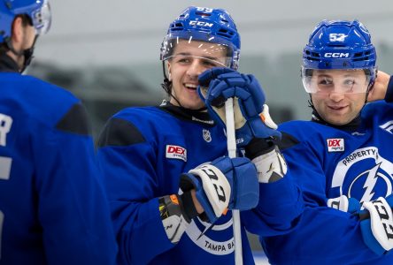 Ethan Gauthier de retour avec les Voltigeurs