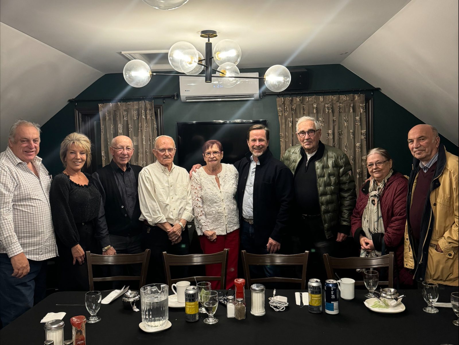 Le candidat à la chefferie du PLQ, Frédéric Beauchemin, rencontre des militants drummondvillois