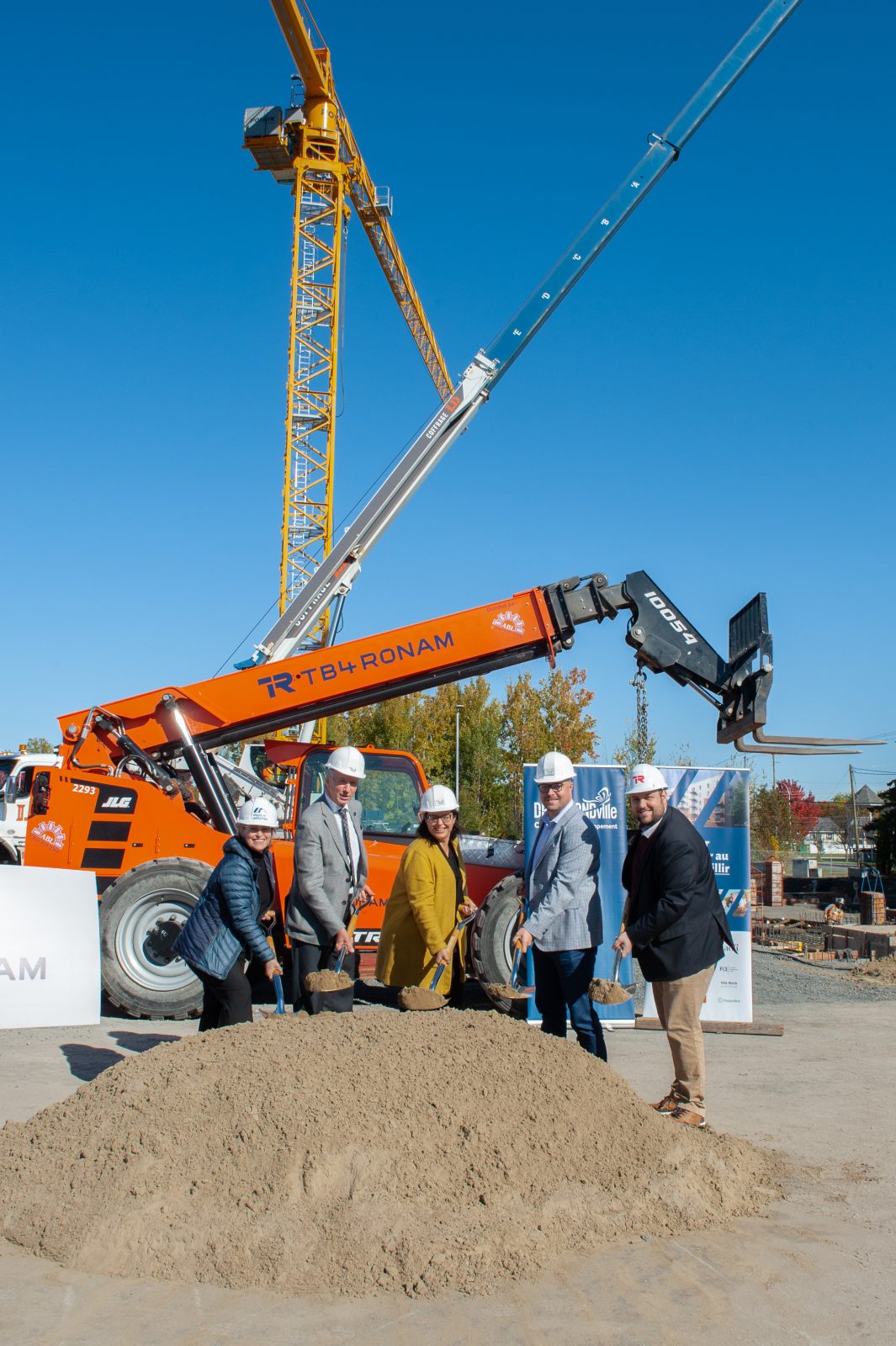 Coup d’envoi de la construction de 100 logements pour aînés à Drummondville