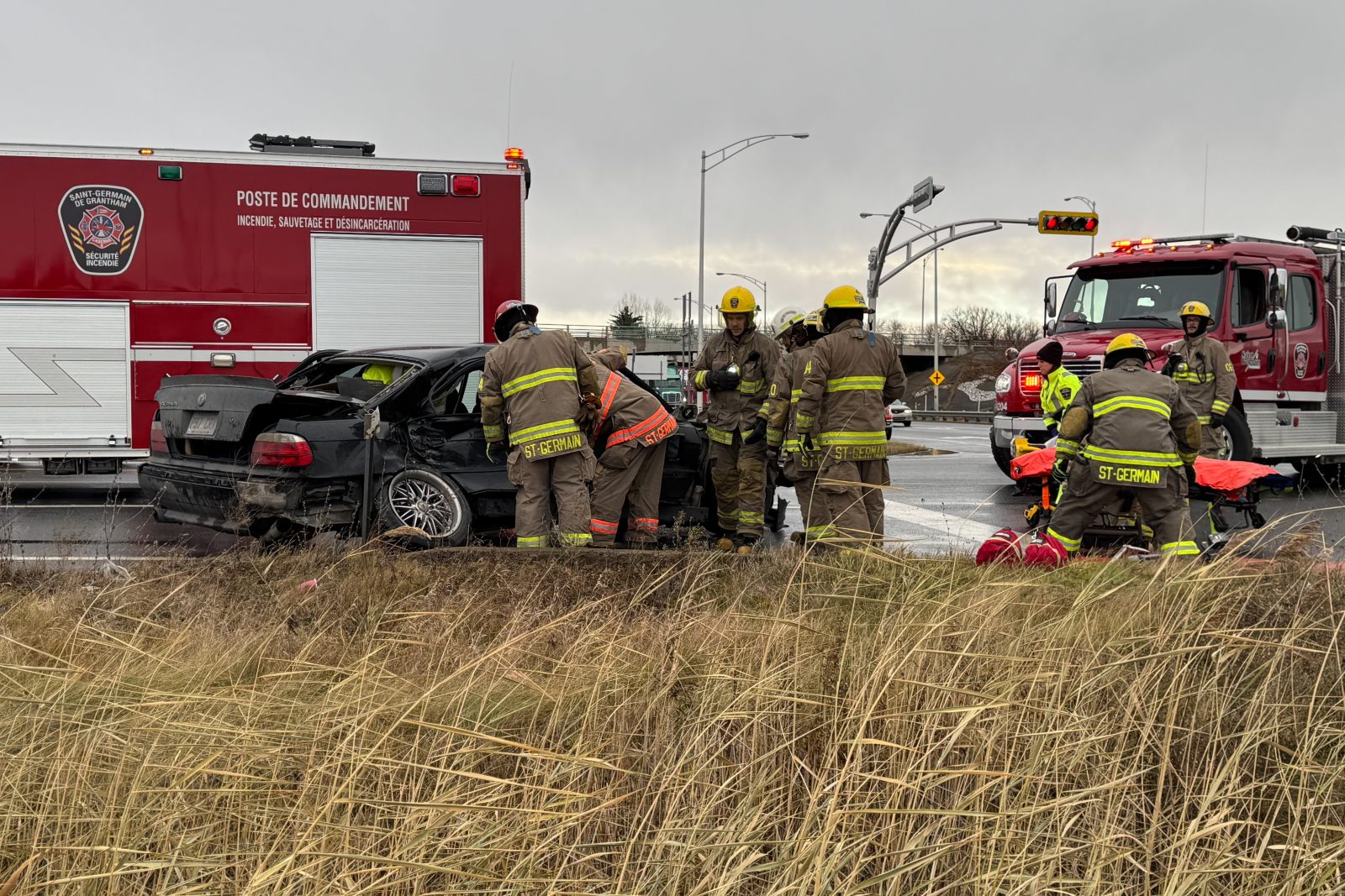 Une collision fait deux blessés à Saint-Germain