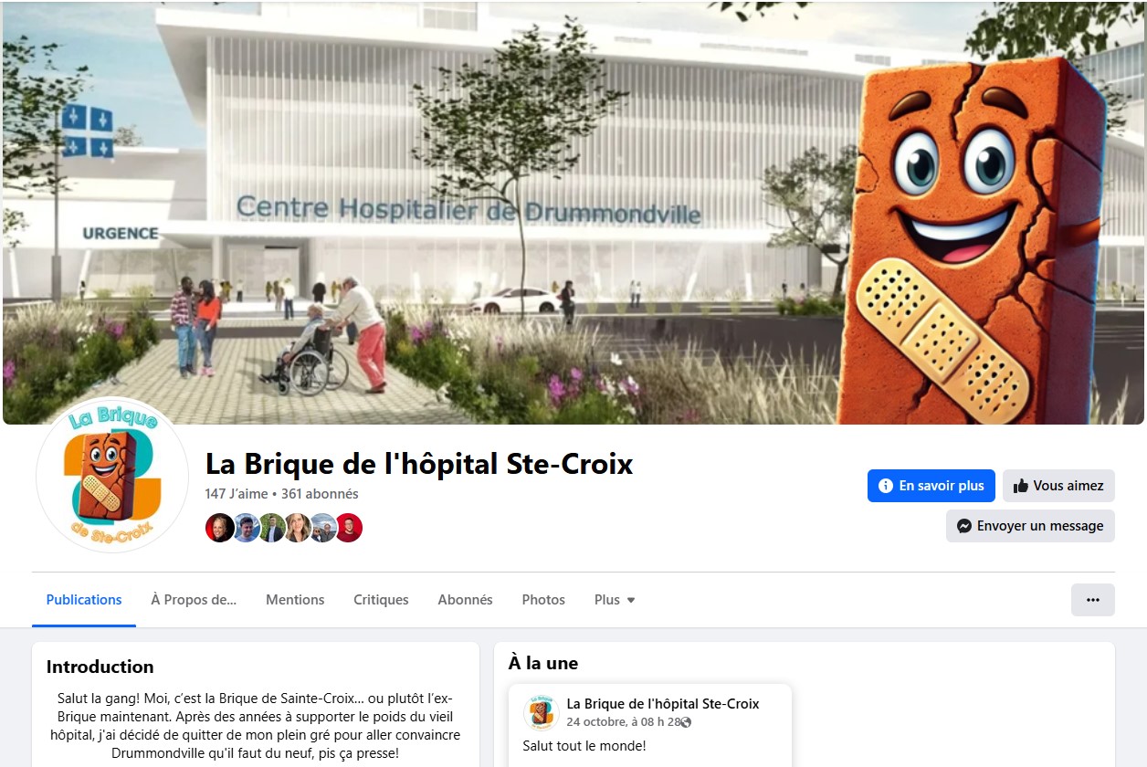 Nouvel hôpital : la Coalition lance une offensive sur les réseaux sociaux